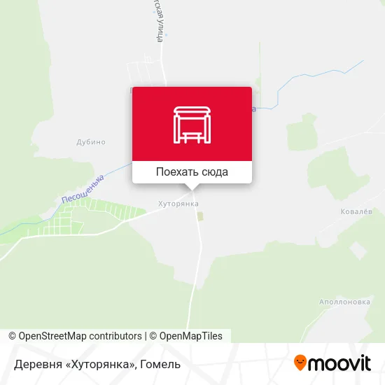 Карта Деревня «Хуторянка»