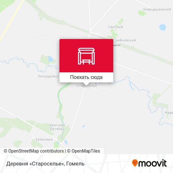 Карта Деревня «Староселье»