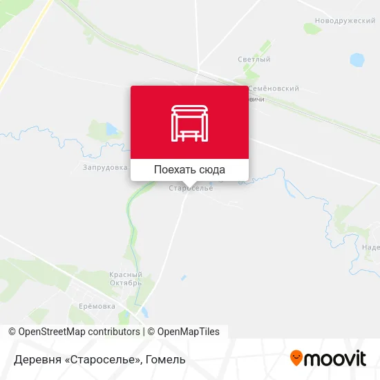 Карта Деревня «Староселье»