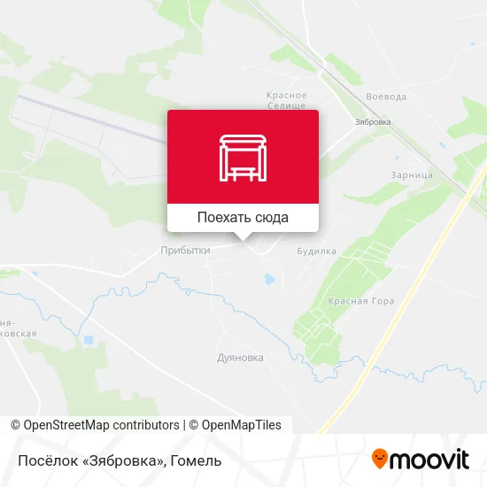 Карта Посёлок «Зябровка»