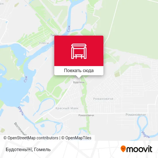 Карта Будотень￼