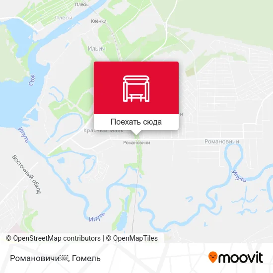 Карта Романовичи￼