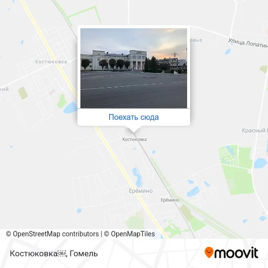 Карта Костюковка￼