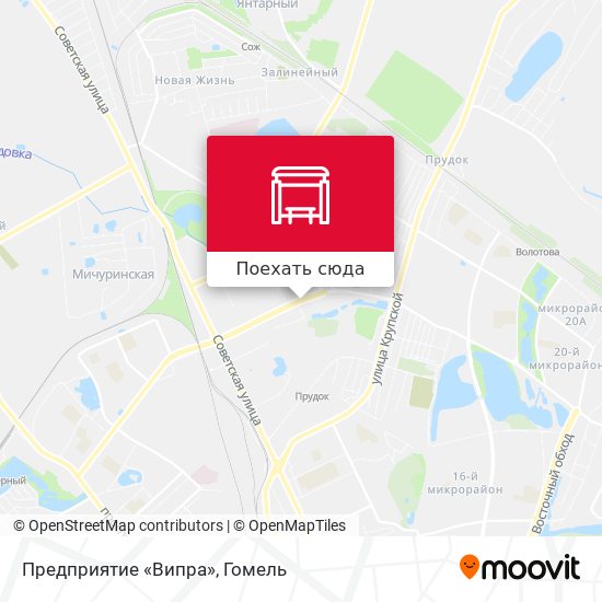 Карта Предприятие «Випра»