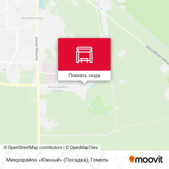 Карта Микрорайон «Южный» (Посадка)
