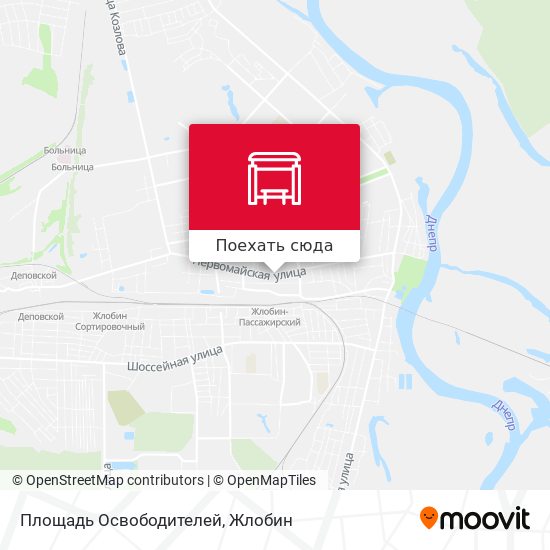 Карта Площадь Освободителей