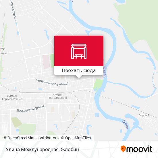 Карта Улица Международная
