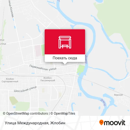 Карта Улица Международная