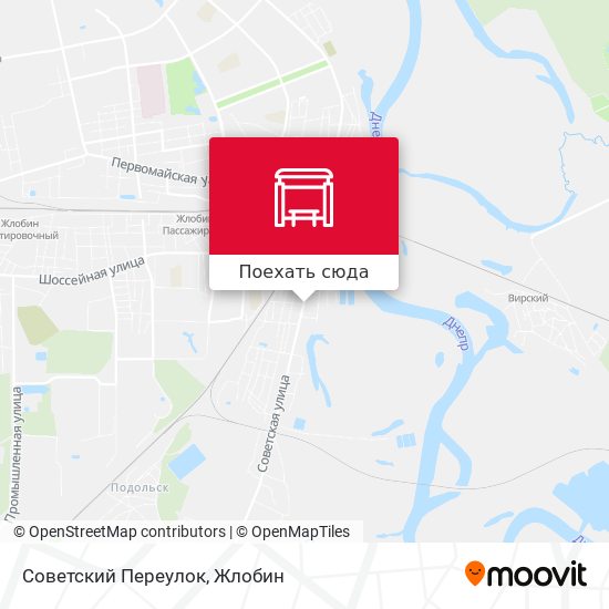 Карта Советский Переулок