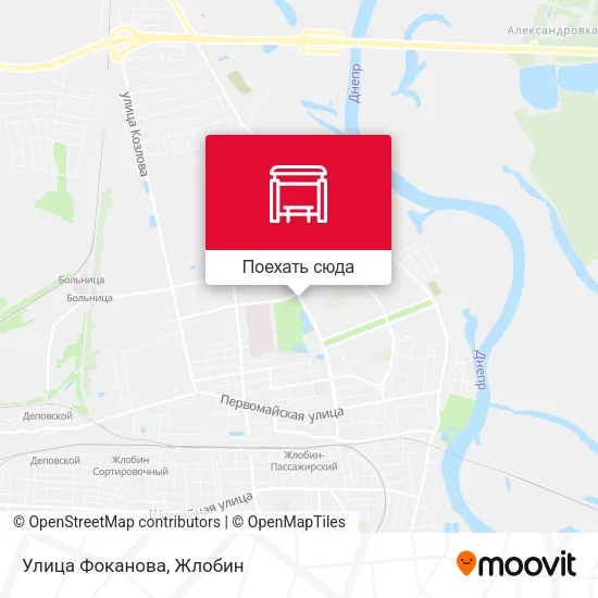 Карта Улица Фоканова