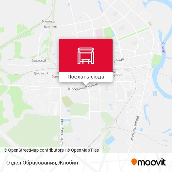 Карта Отдел Образования