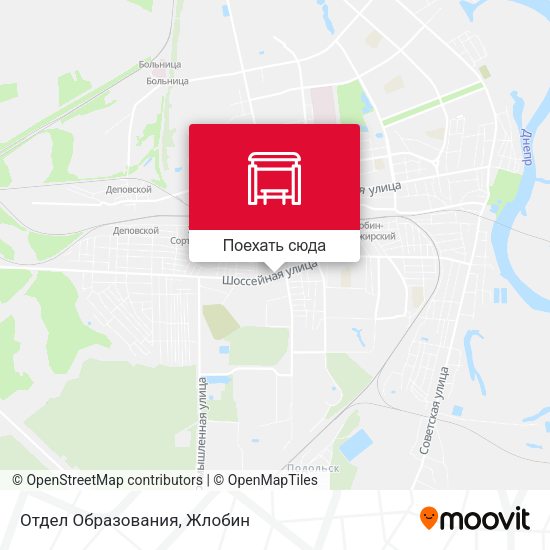 Карта Отдел Образования