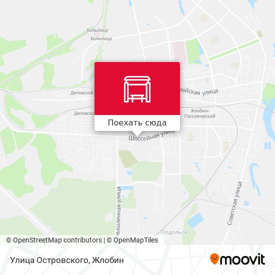 Карта Улица Островского