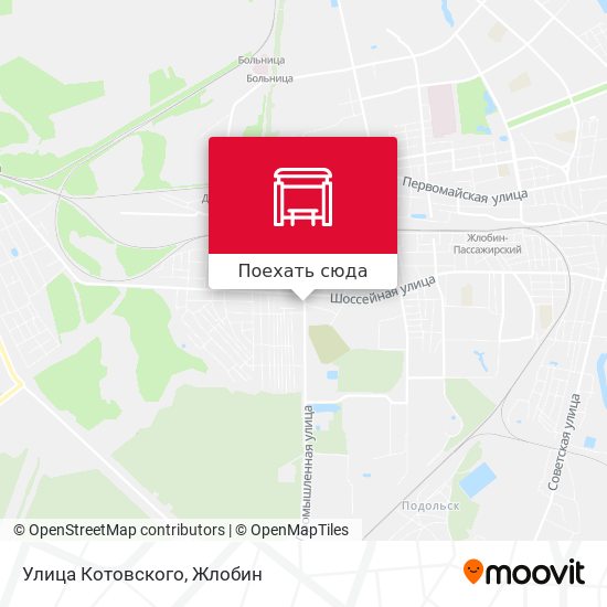 Карта Улица Котовского