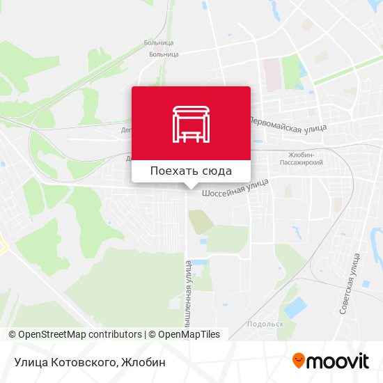 Карта Улица Котовского