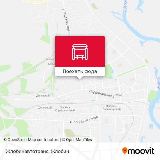 Карта Жлобинавтотранс