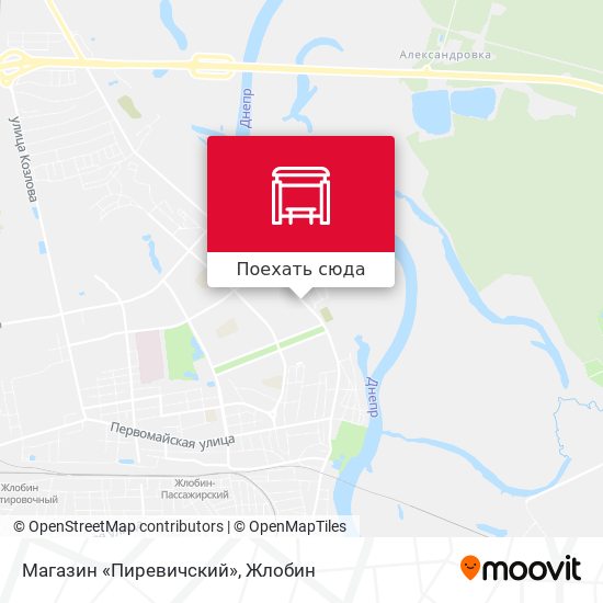 Карта Магазин «Пиревичский»
