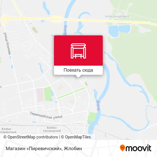 Карта Магазин «Пиревичский»