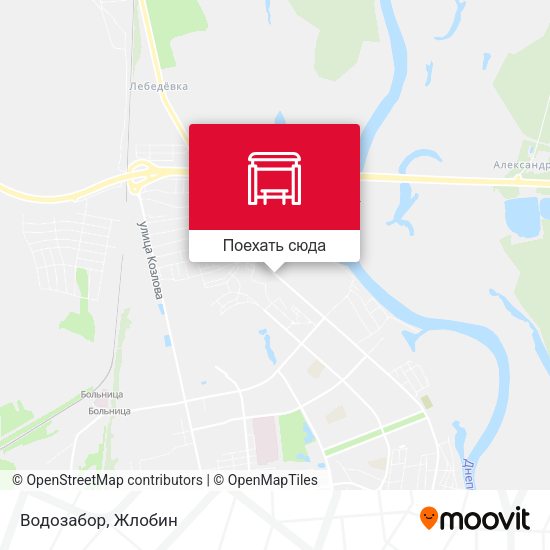 Карта Водозабор
