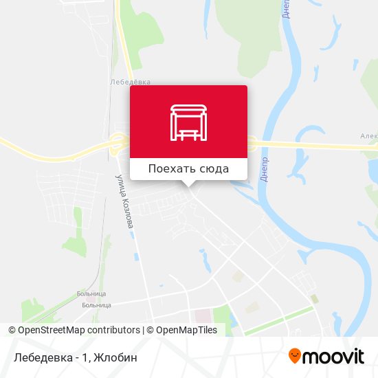 Карта Лебедевка - 1