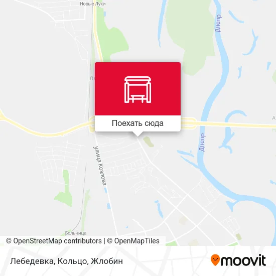 Карта Лебедевка, Кольцо