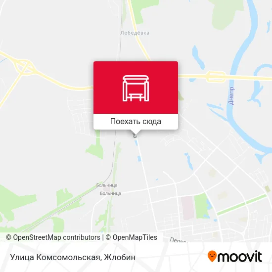 Карта Улица Комсомольская