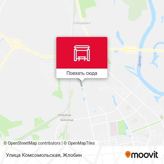 Карта Улица Комсомольская