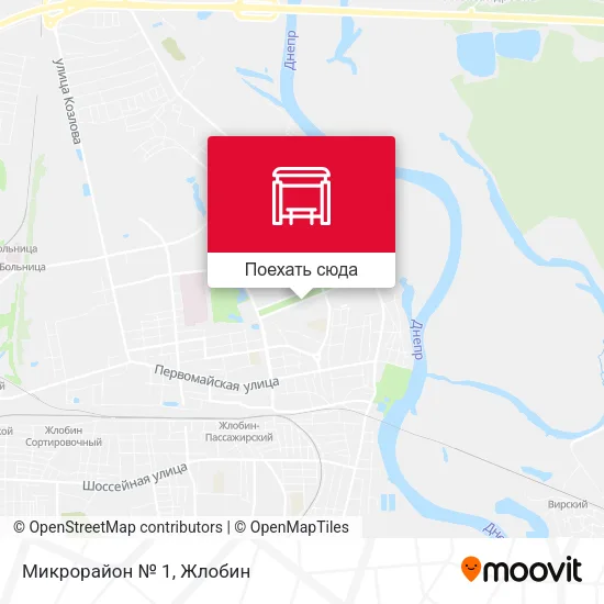 Карта Микрорайон № 1