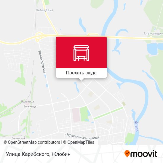 Карта Улица Карибского
