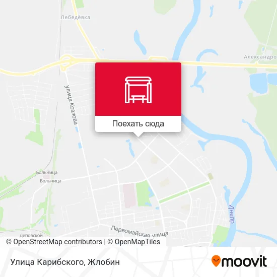Карта Улица Карибского