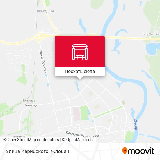 Карта Улица Карибского