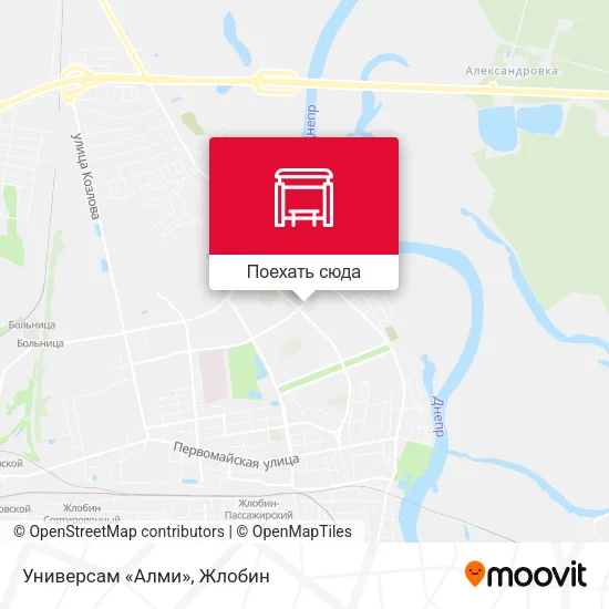 Карта Универсам «Алми»