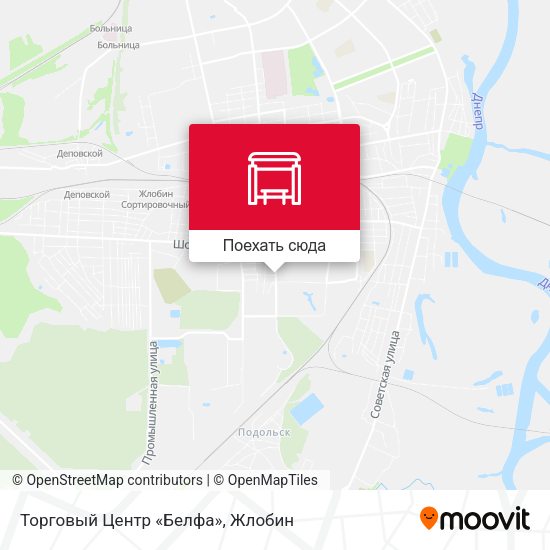 Карта Торговый Центр «Белфа»