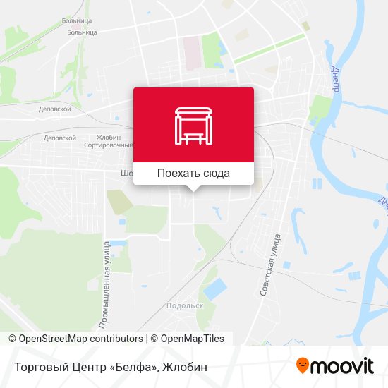 Карта Торговый Центр «Белфа»
