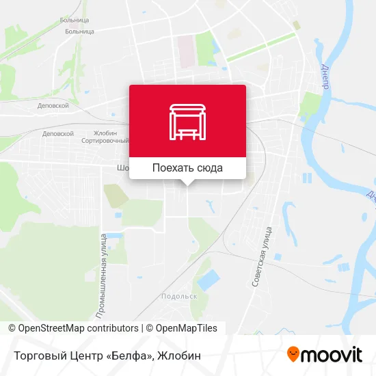 Карта Торговый Центр «Белфа»