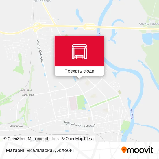 Карта Магазин «Калiласка»