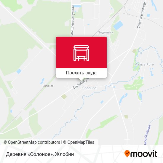 Карта Деревня «Солоное»