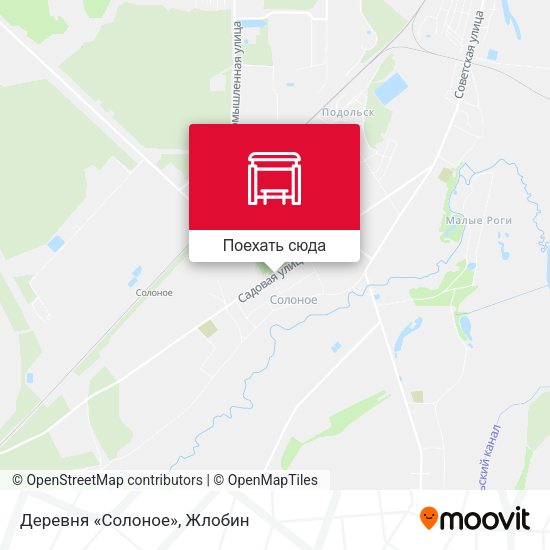 Карта Деревня «Солоное»