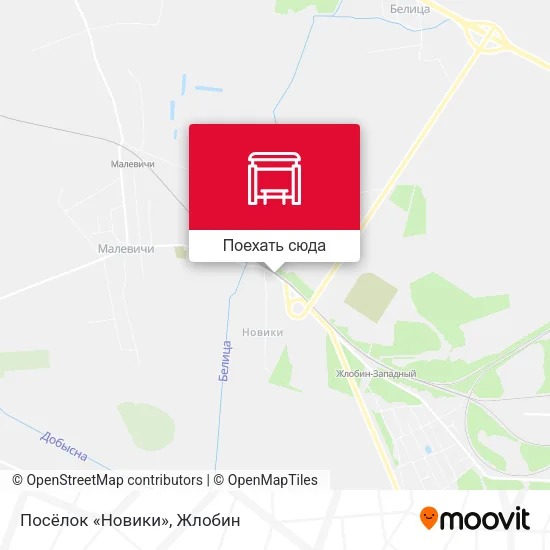 Карта Посёлок «Новики»