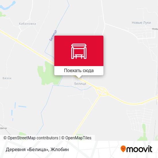 Карта Деревня «Белица»