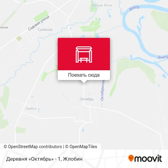 Карта Деревня «Октябрь» - 1