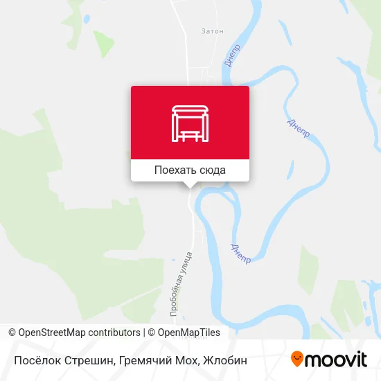 Карта Посёлок Стрешин, Гремячий Мох