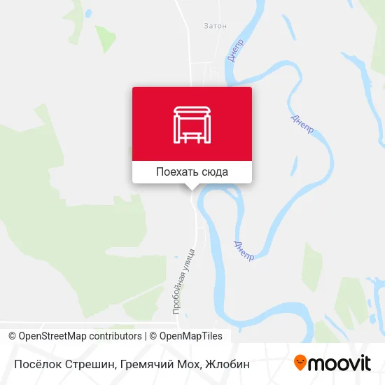 Карта Посёлок Стрешин, Гремячий Мох