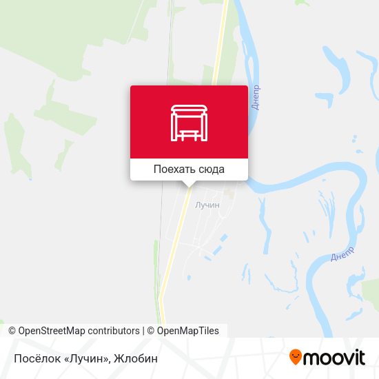 Карта Посёлок «Лучин»