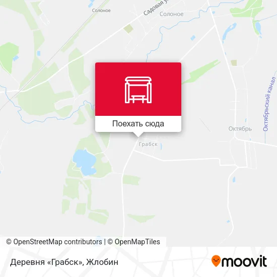 Карта Деревня «Грабск»