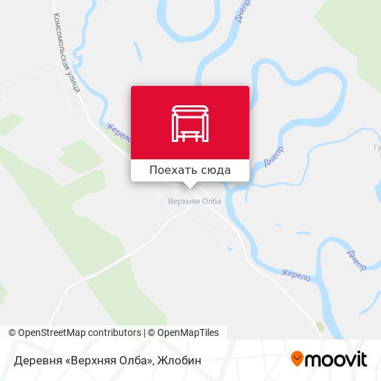 Карта Деревня «Верхняя Олба»