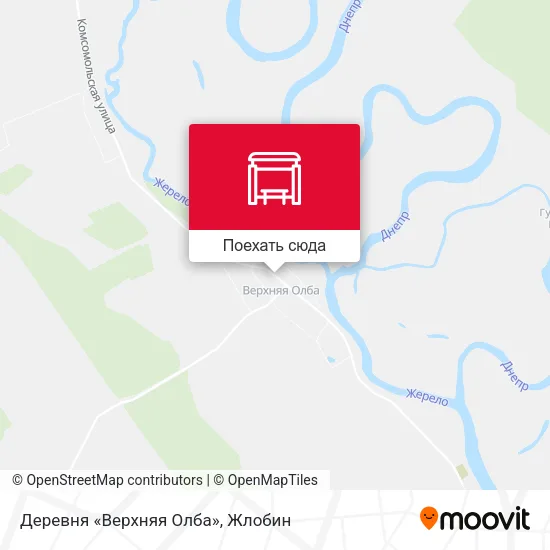 Карта Деревня «Верхняя Олба»