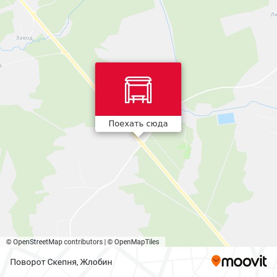 Карта Поворот Скепня