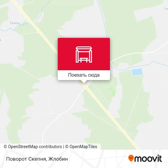 Карта Поворот Скепня