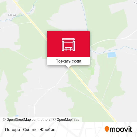 Карта Поворот Скепня